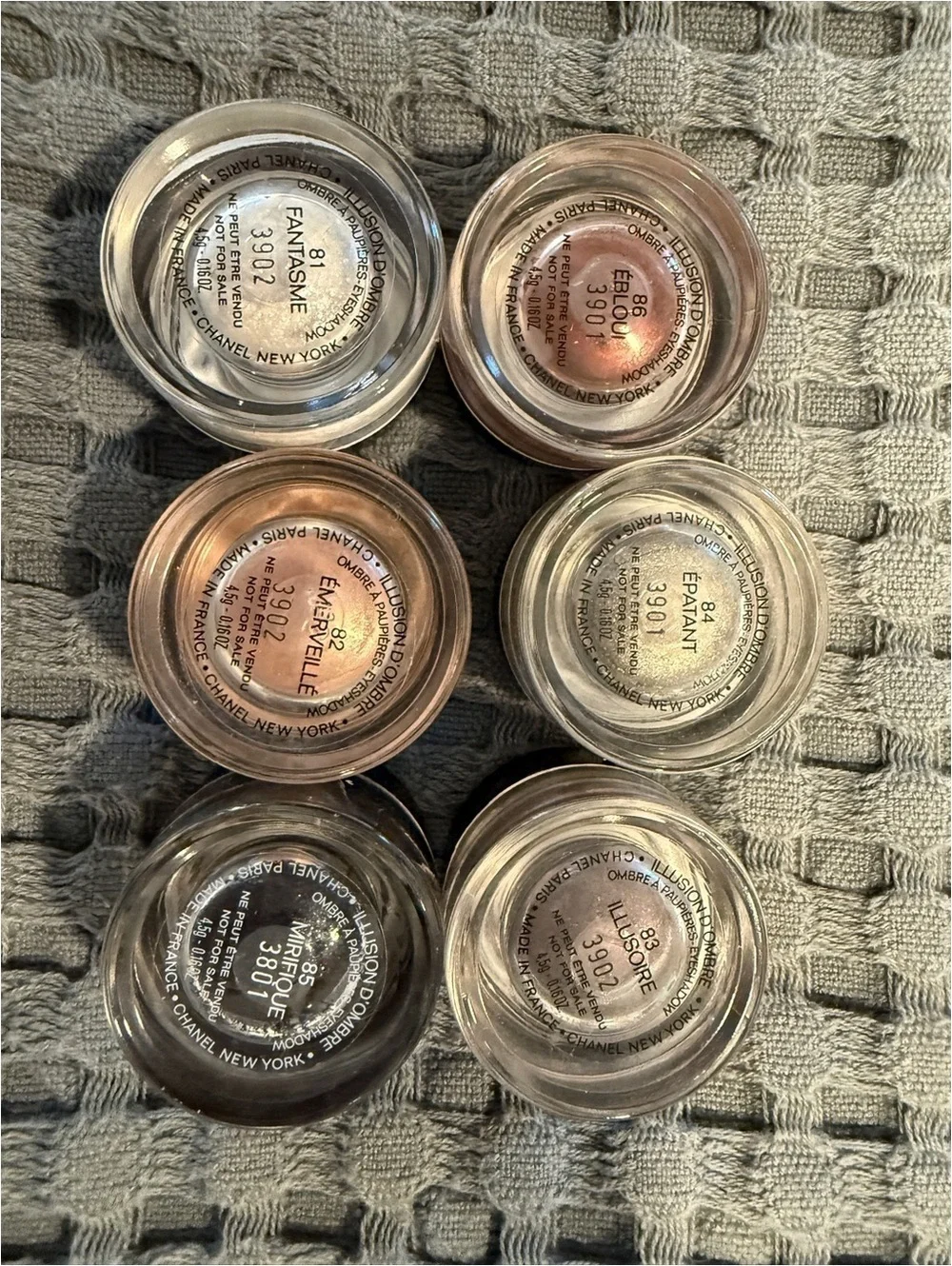 Chanel Shimmer Eyeshadow - lot of 6!!